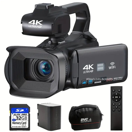 Vlogging Camera, 4K Digital Camera For WiFi